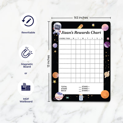 Lil Astronaut Reward Chart