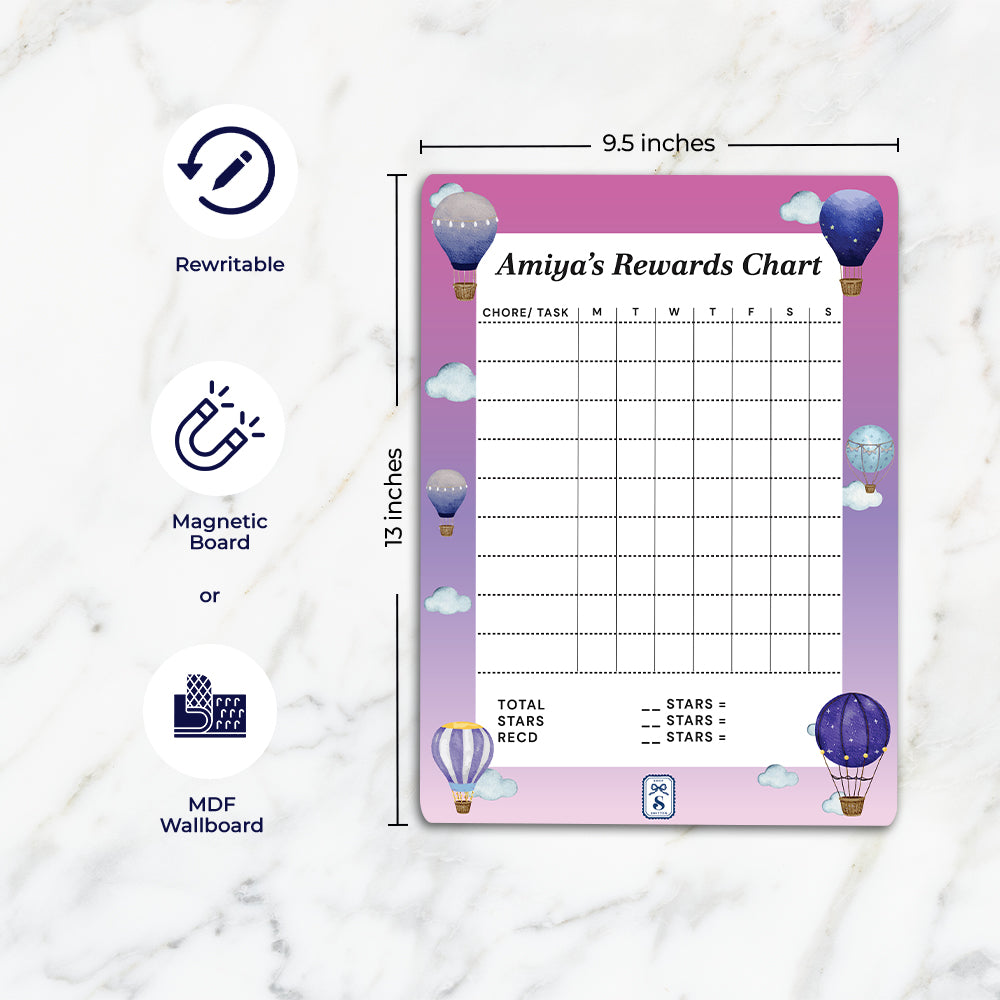 Night Flight Kids Reward Chart