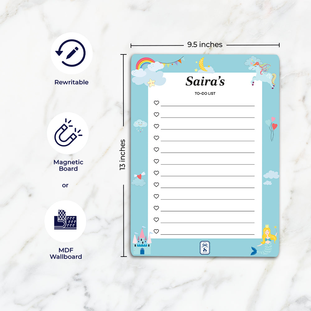Princess Kids To-Do List