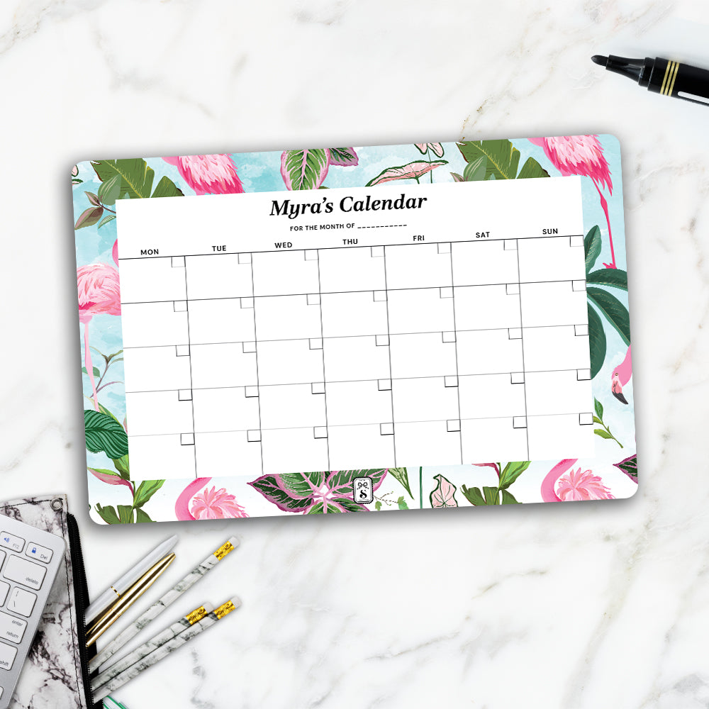 Flamingo Foliage Calendar