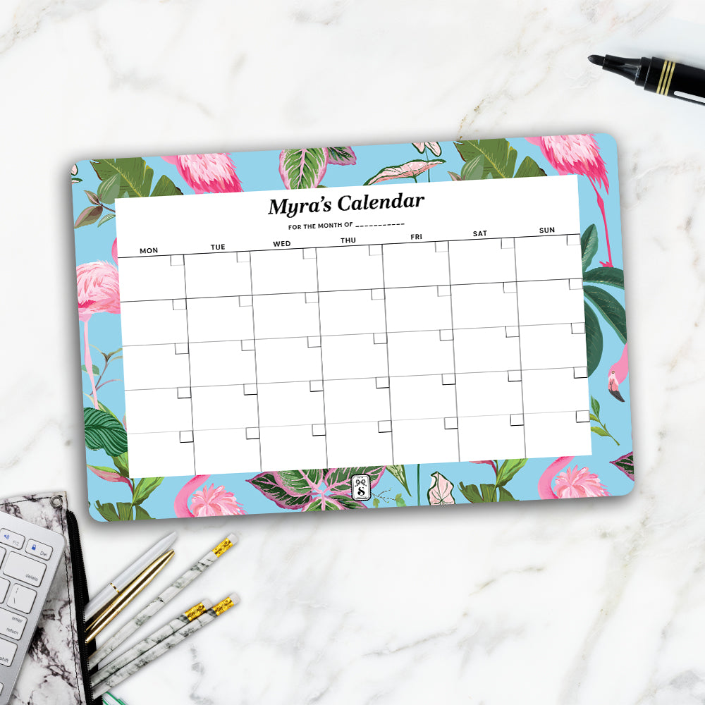 Flamingo Foliage Calendar