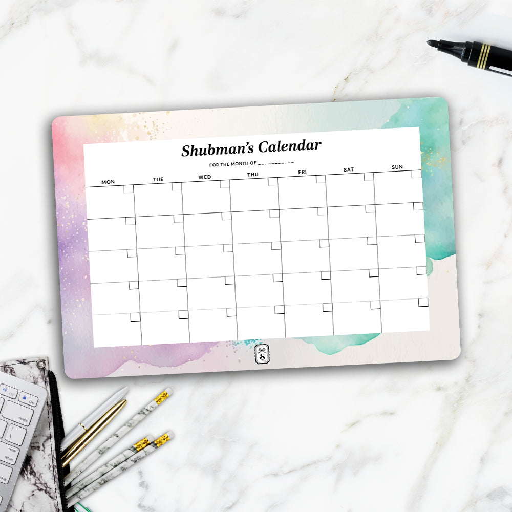 Gilded Strokes Calendar