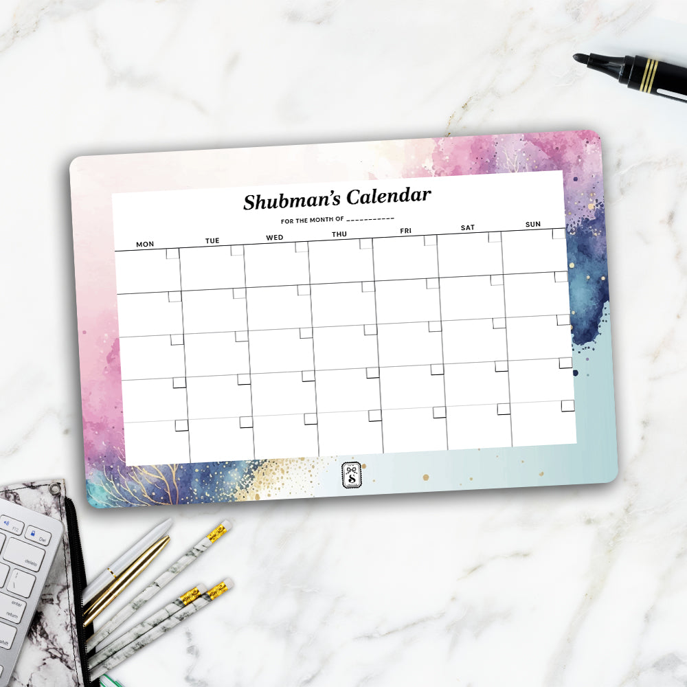 Gilded Strokes Calendar