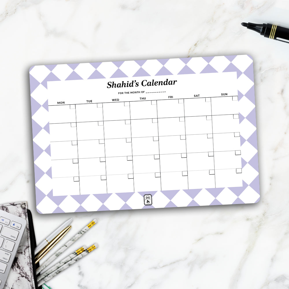 Checkered Calendar