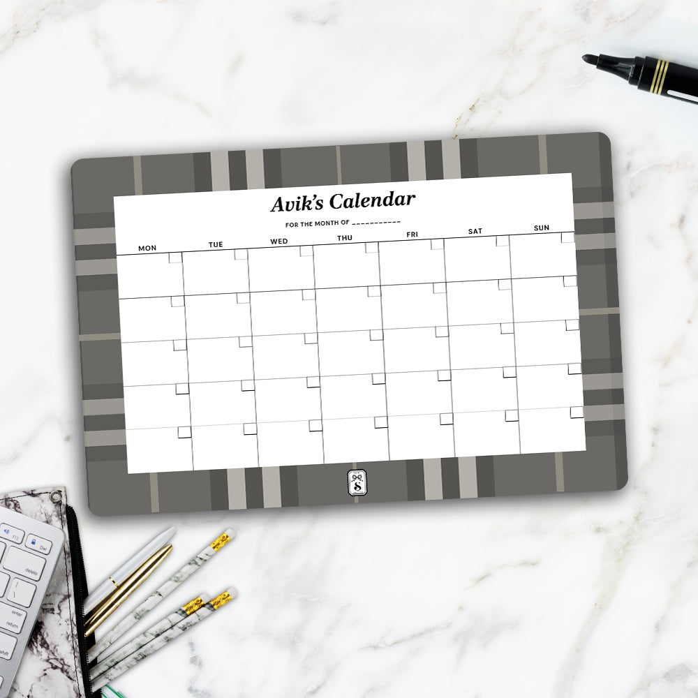 Plaid Calendar