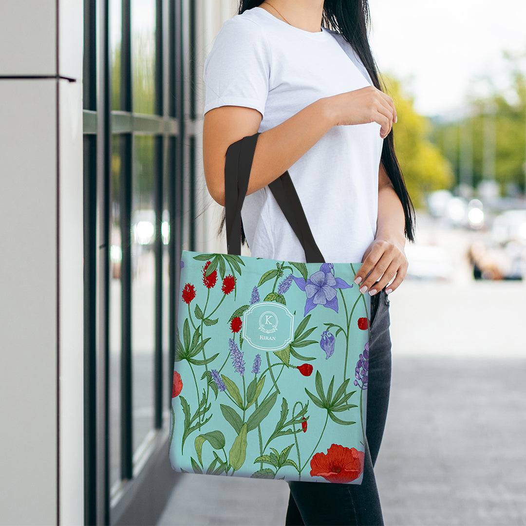 Scarlet Bloom Tote Bag