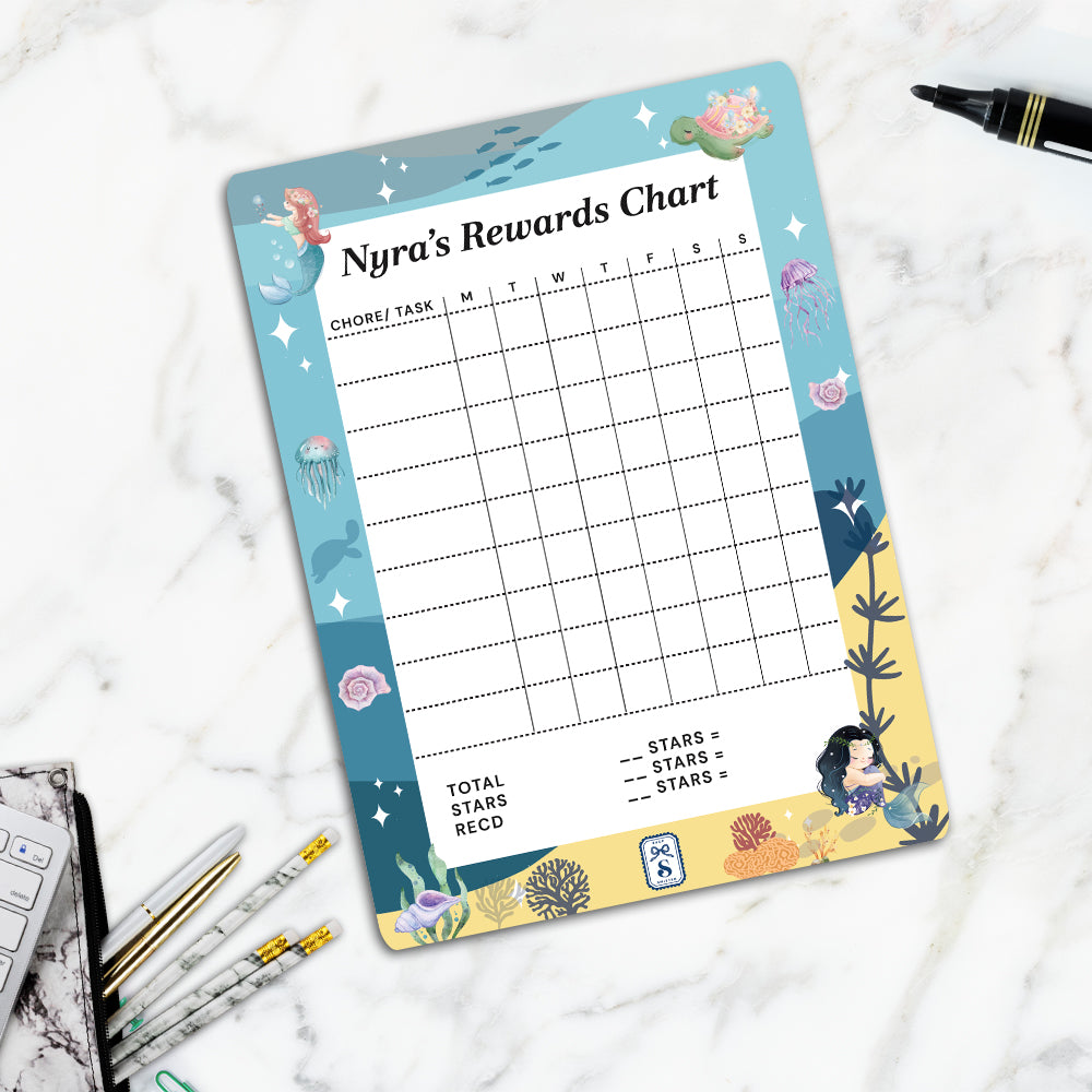 Mermaid Magic Kids Reward Chart