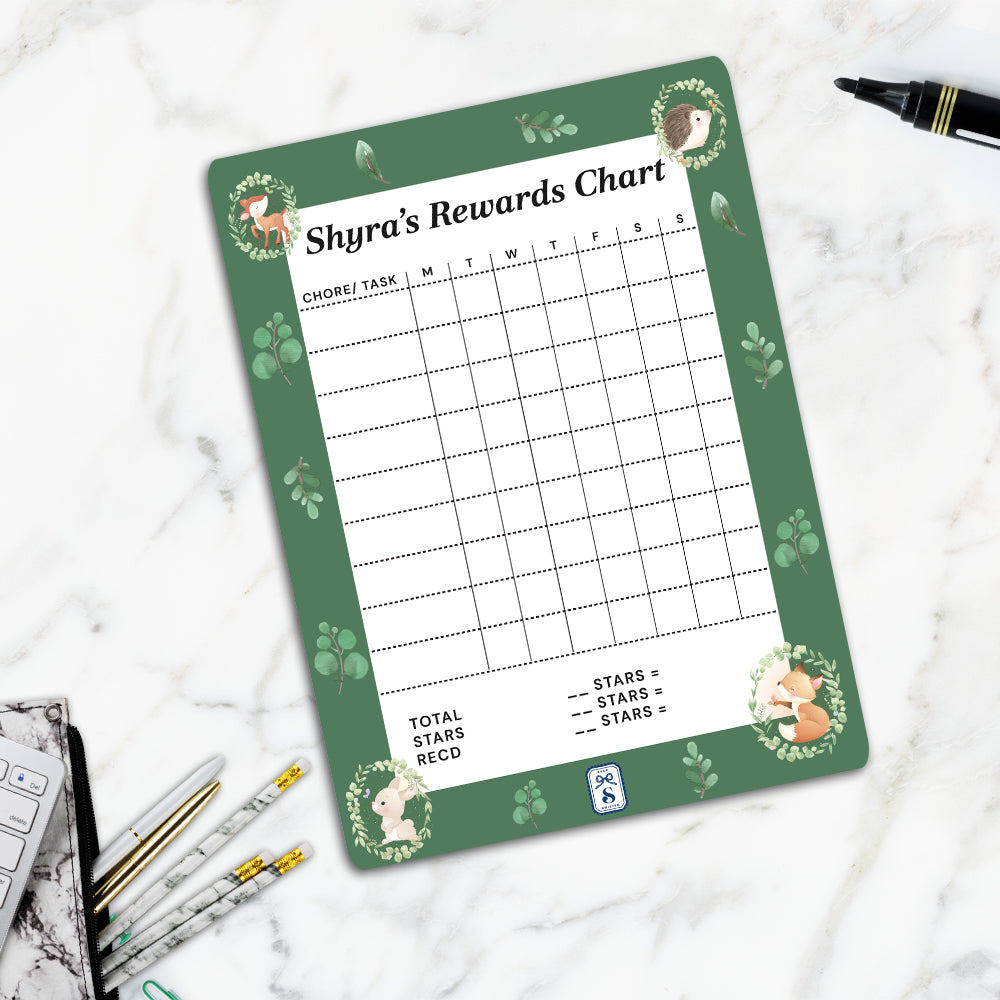 Woodland Wonders Kids Reward Chart