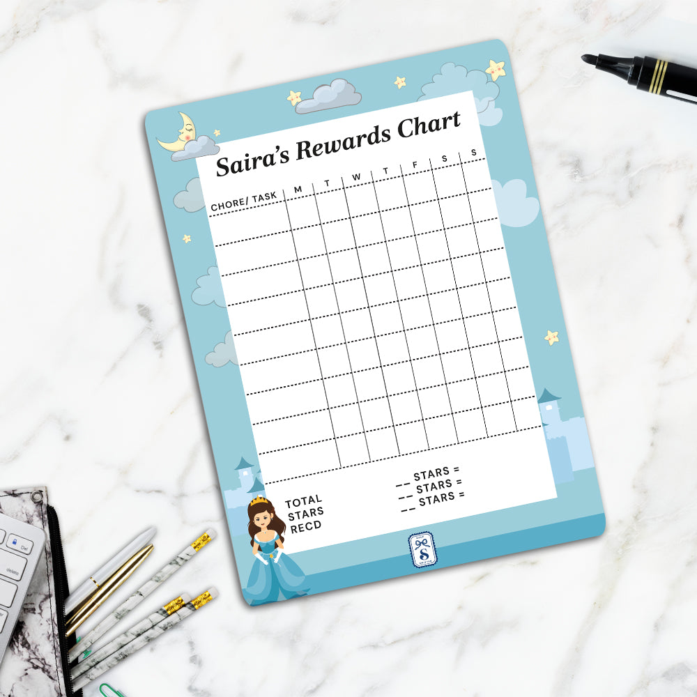 Princess Kids Reward Chart