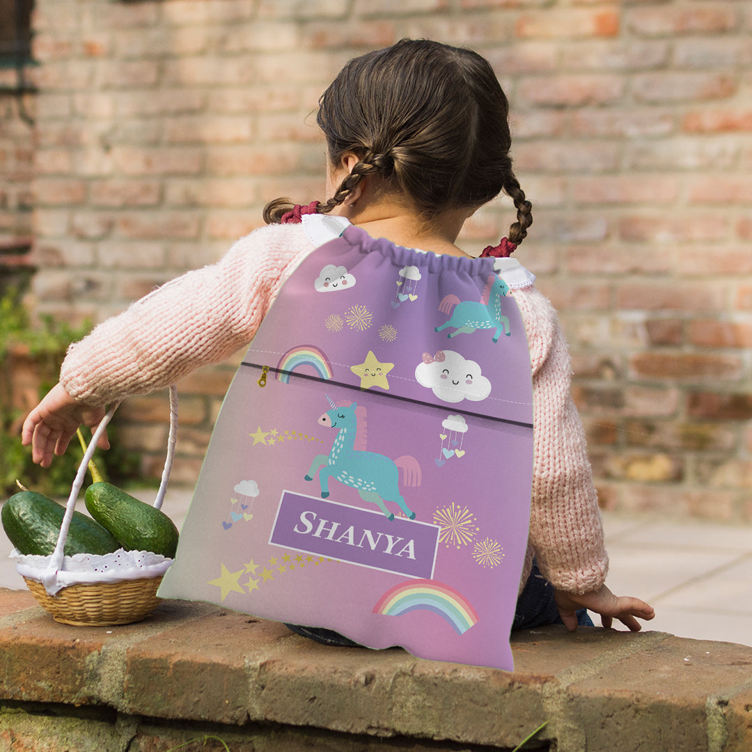 Unicorns & Rainbow Swim Bag (kids)