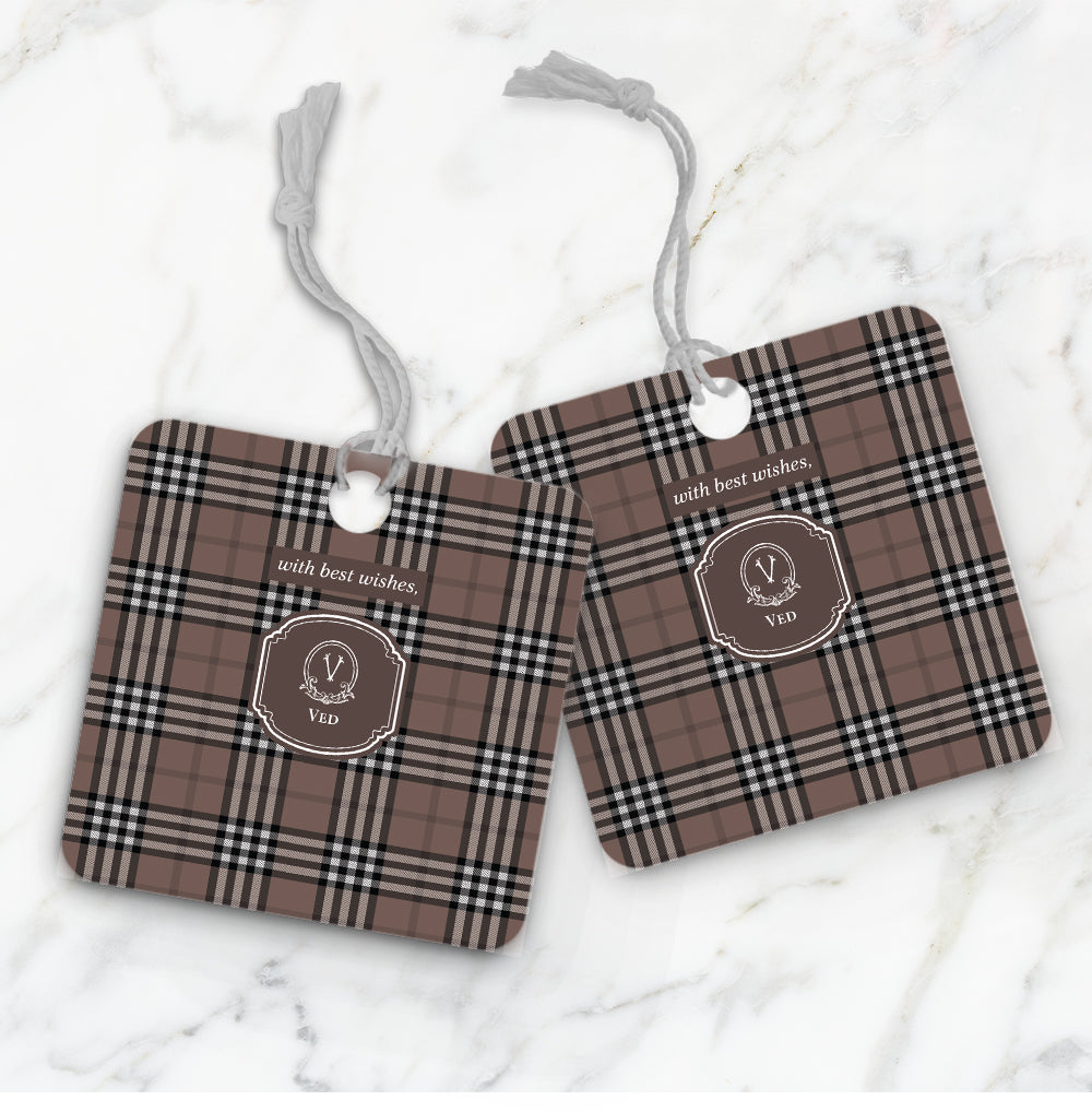 Tartan Gift Tag