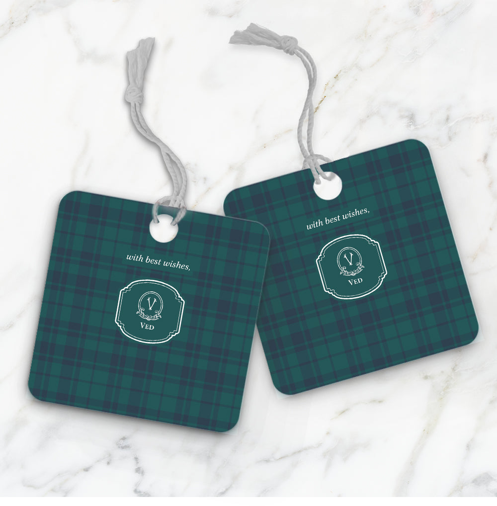 Tartan Gift Tag