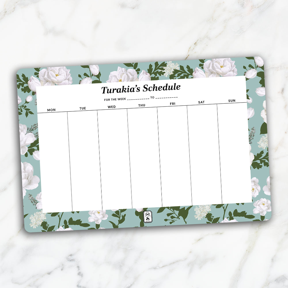 Peonies Weekly Planner