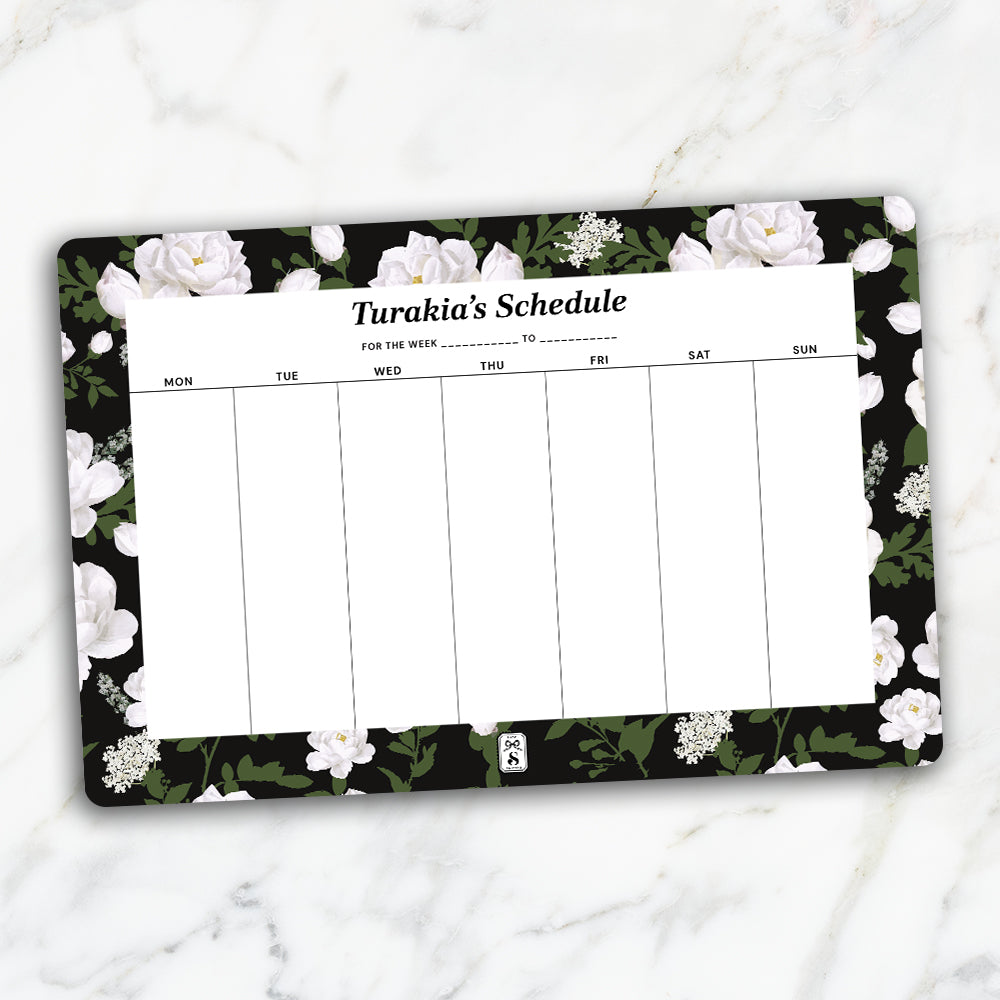 Peonies Weekly Planner