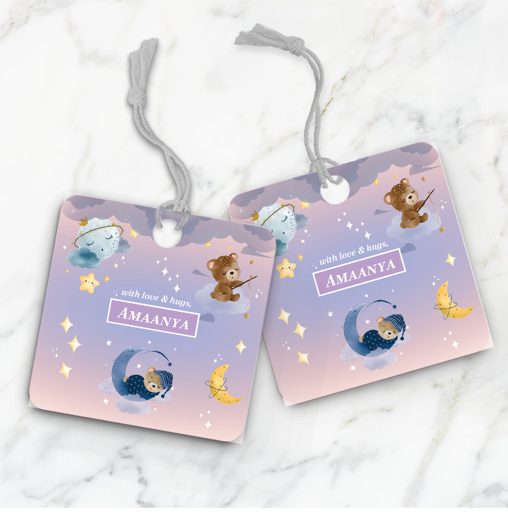 Moonlight Snuggles Gift Tag (kids)