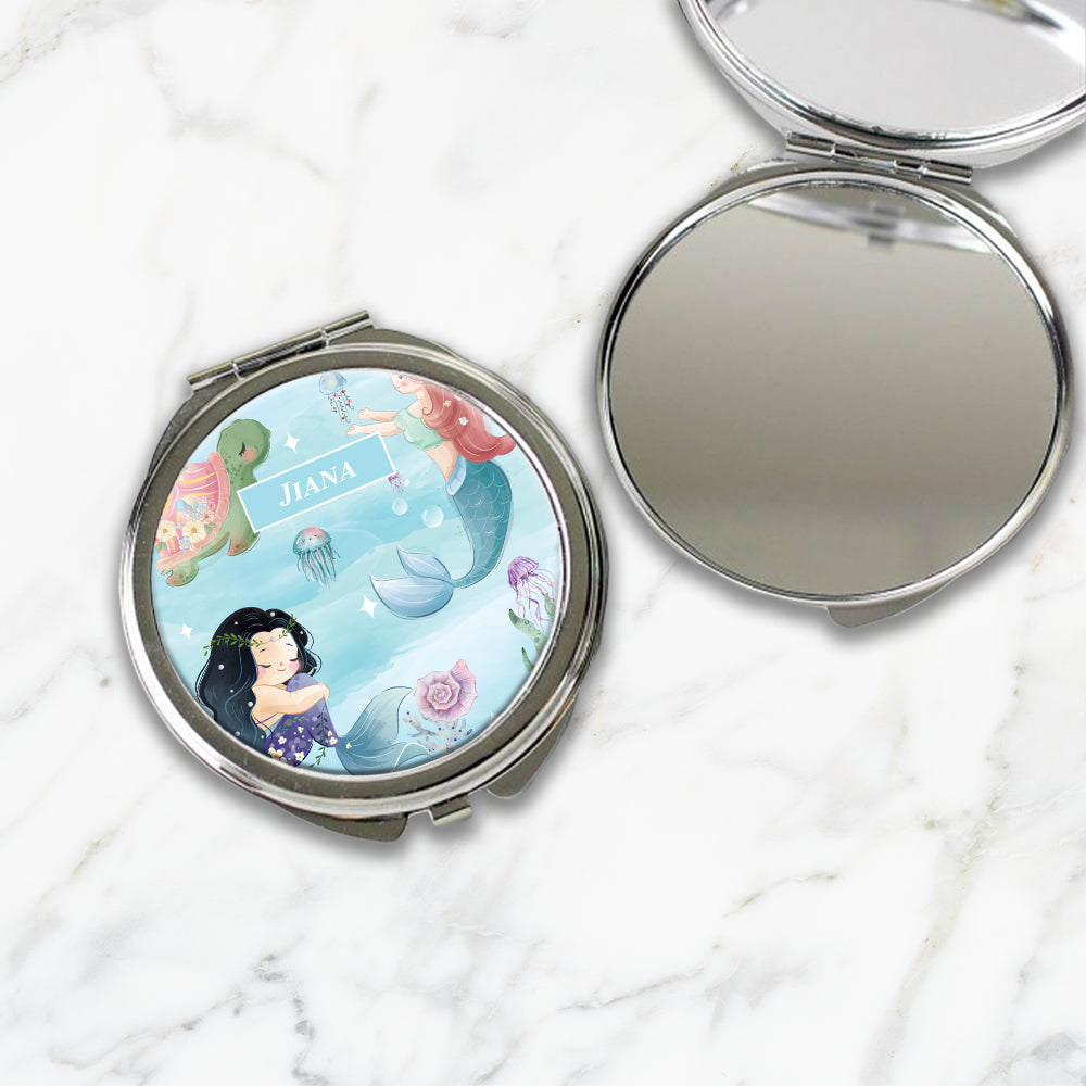 Mermaid Magic Kids Compact Mirror