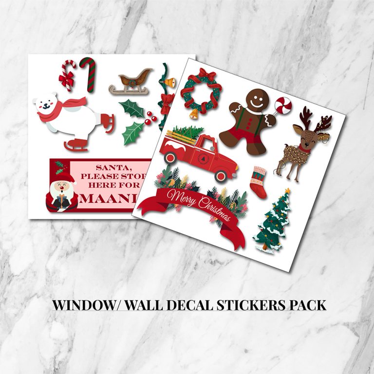 Christmas Decal Stickers Decor Pack