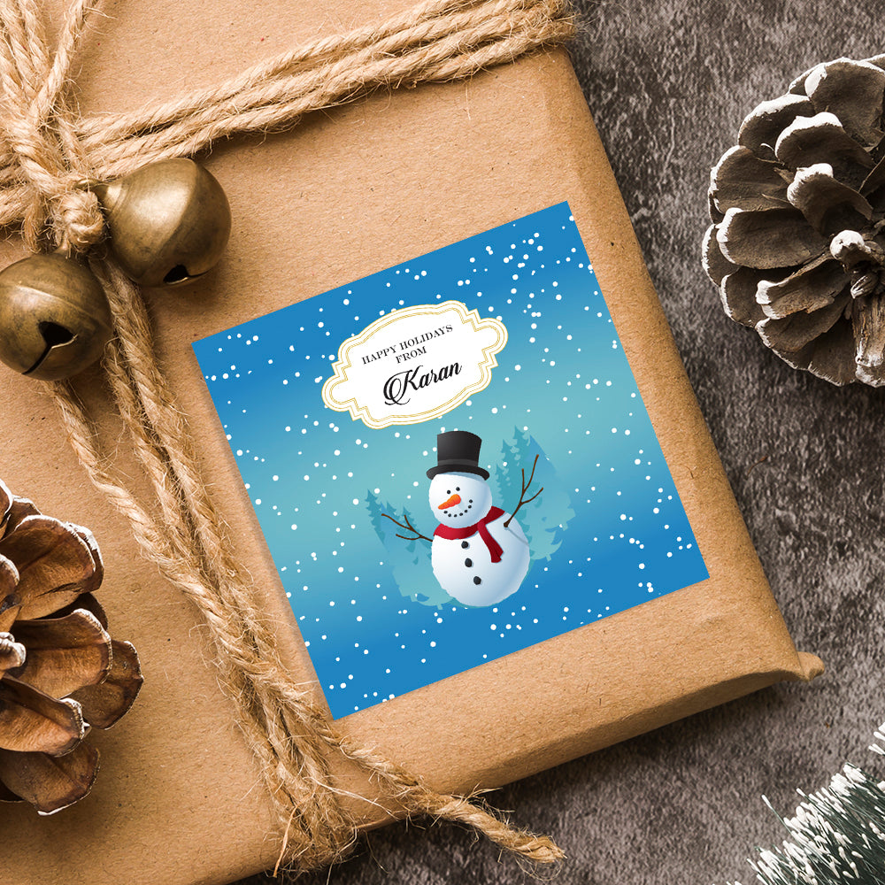 Frosty The Snowman Christmas Gift Sticker (Set of 24)