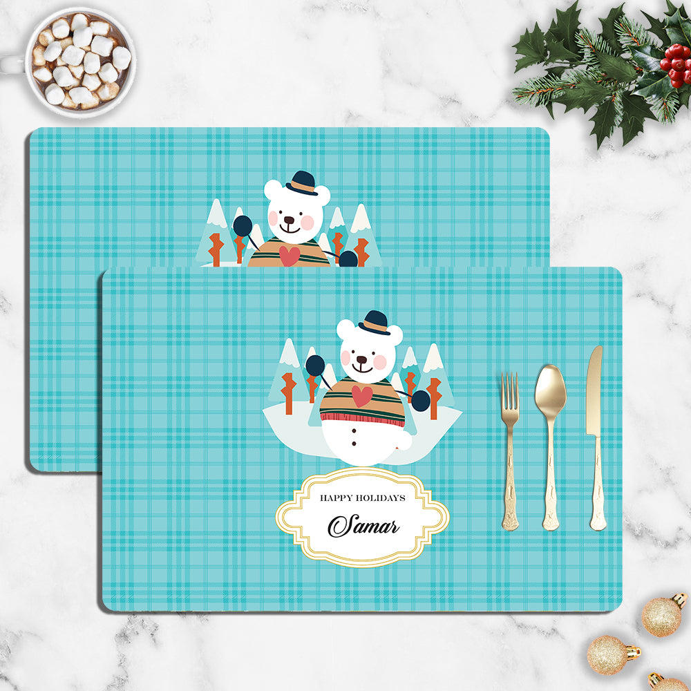 Mr. Snowy Christmas Tablemat