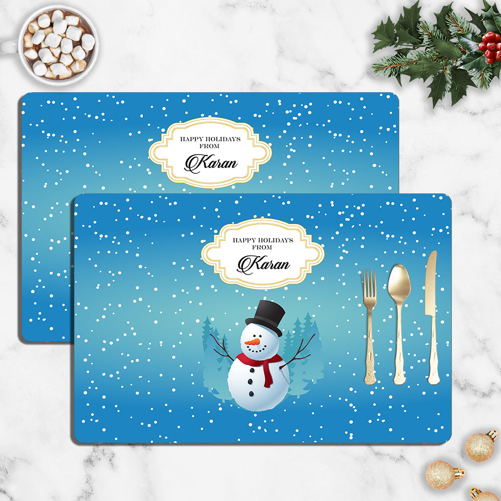 Frosty The Snowman Christmas Tablemat