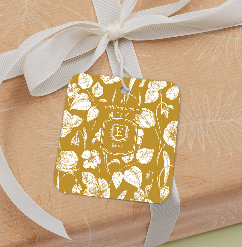 Ink Botanica Gift Tag