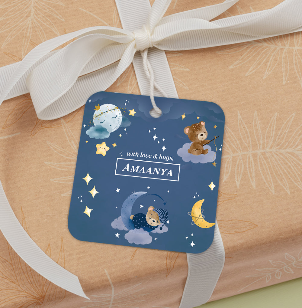 Moonlight Snuggles Gift Tag (kids)