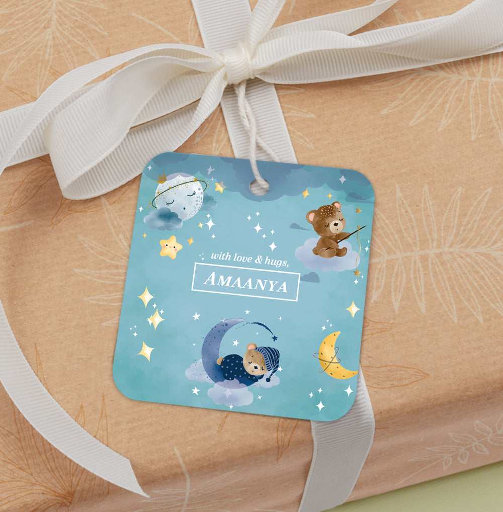 Moonlight Snuggles Gift Tag (kids)