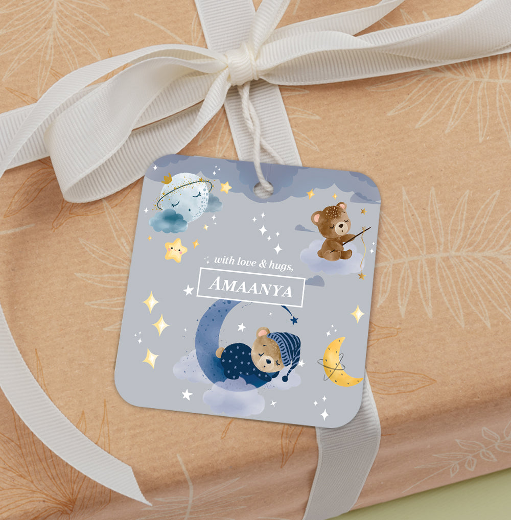 Moonlight Snuggles Gift Tag (kids)