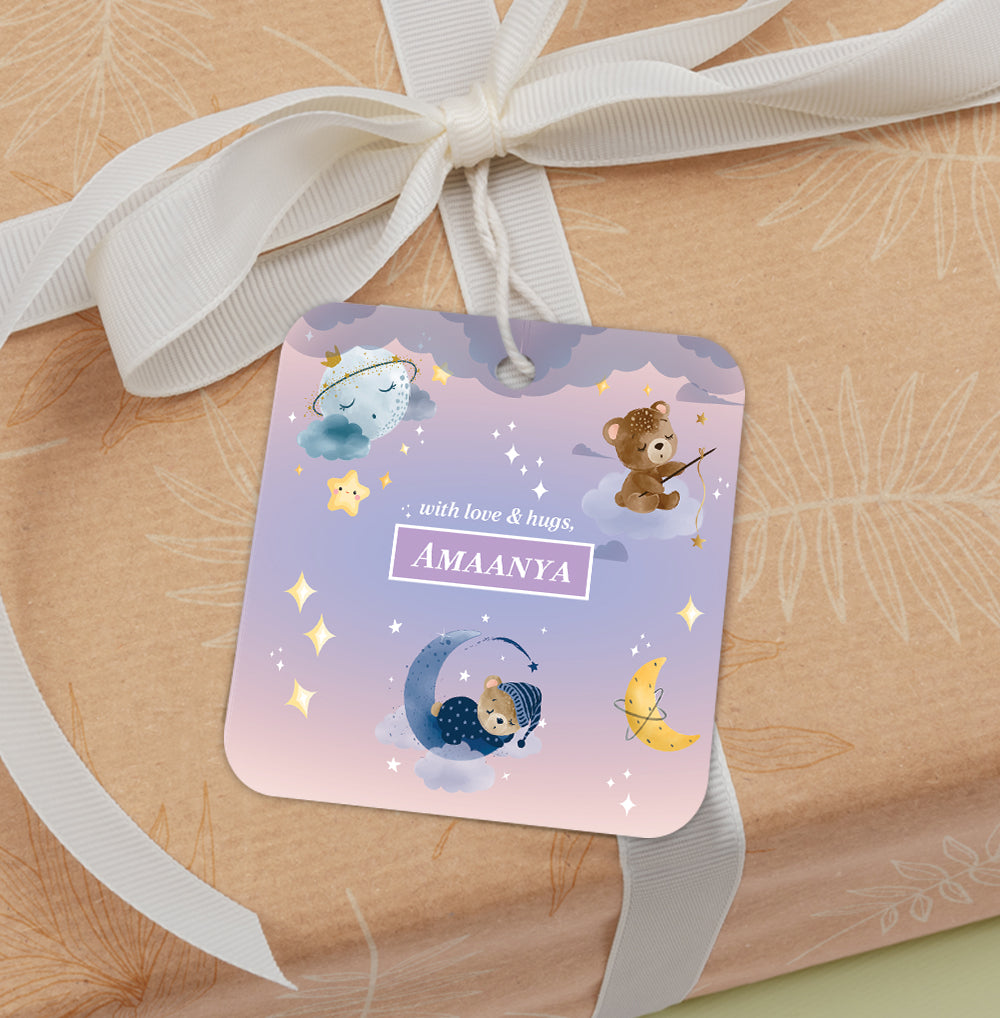 Moonlight Snuggles Gift Tag (kids)