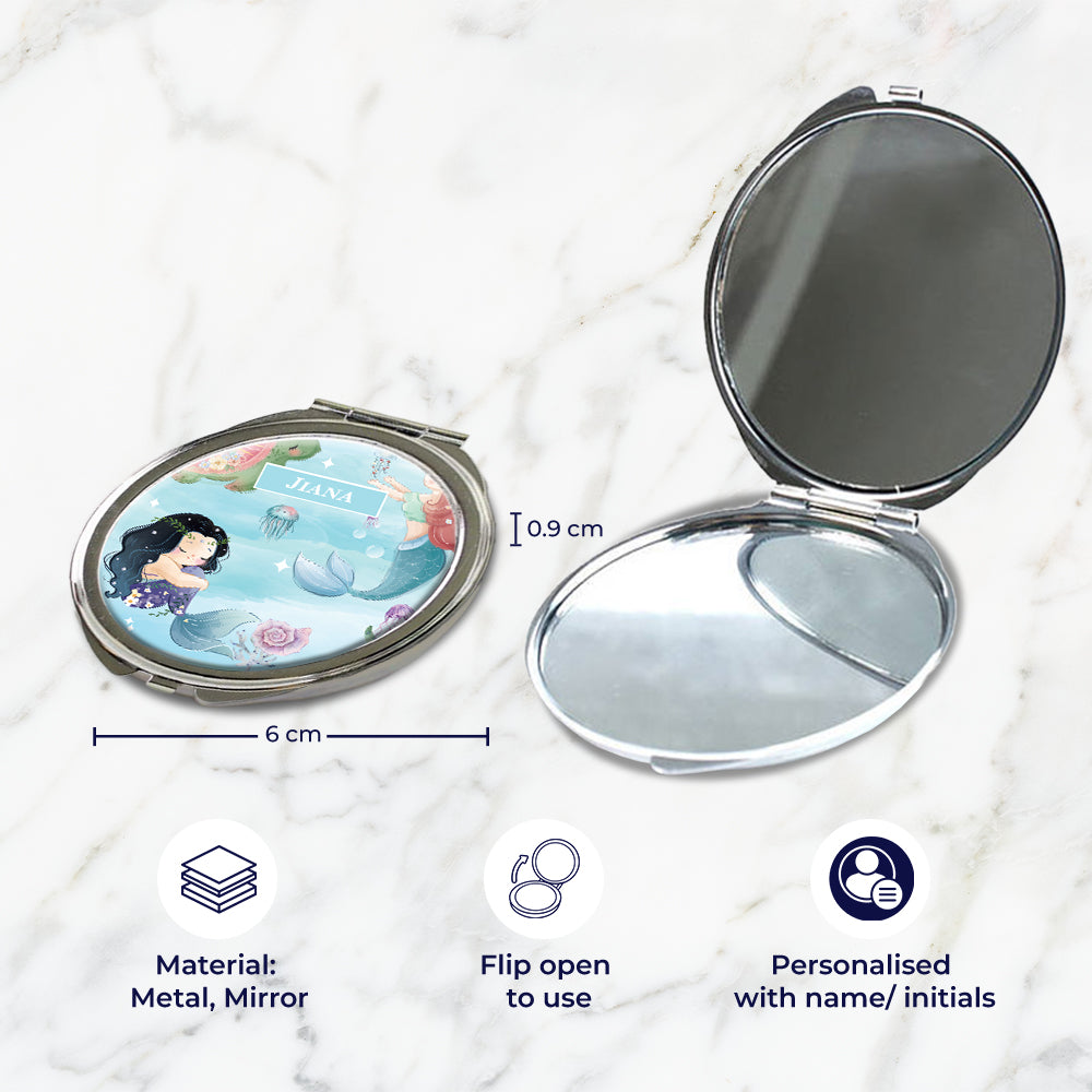 Mermaid Magic Kids Compact Mirror