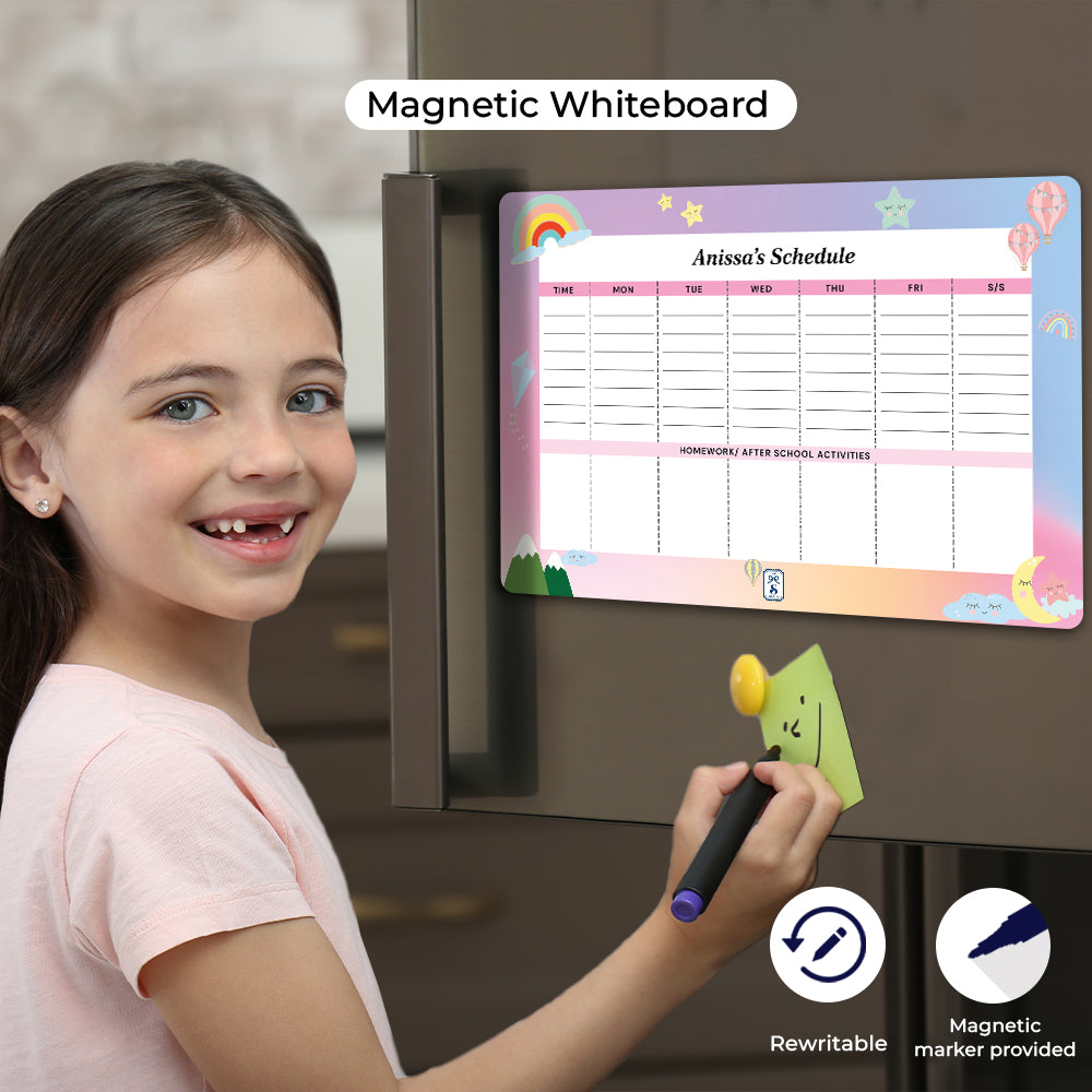 Rainbow Magic Kids Schedule Planner