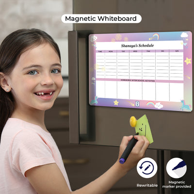 Unicorns & Rainbow Schedule Planner