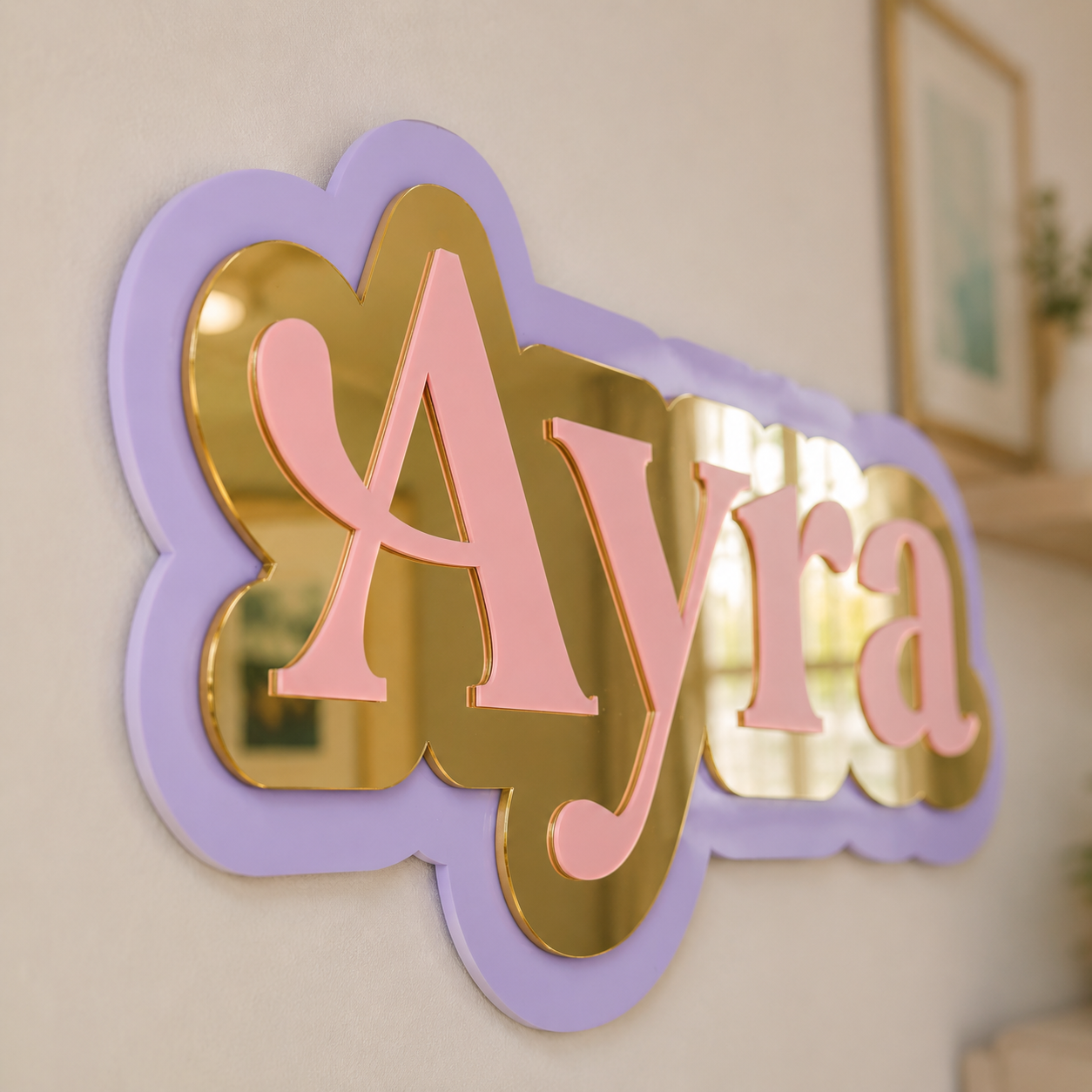 Pink Name Sign
