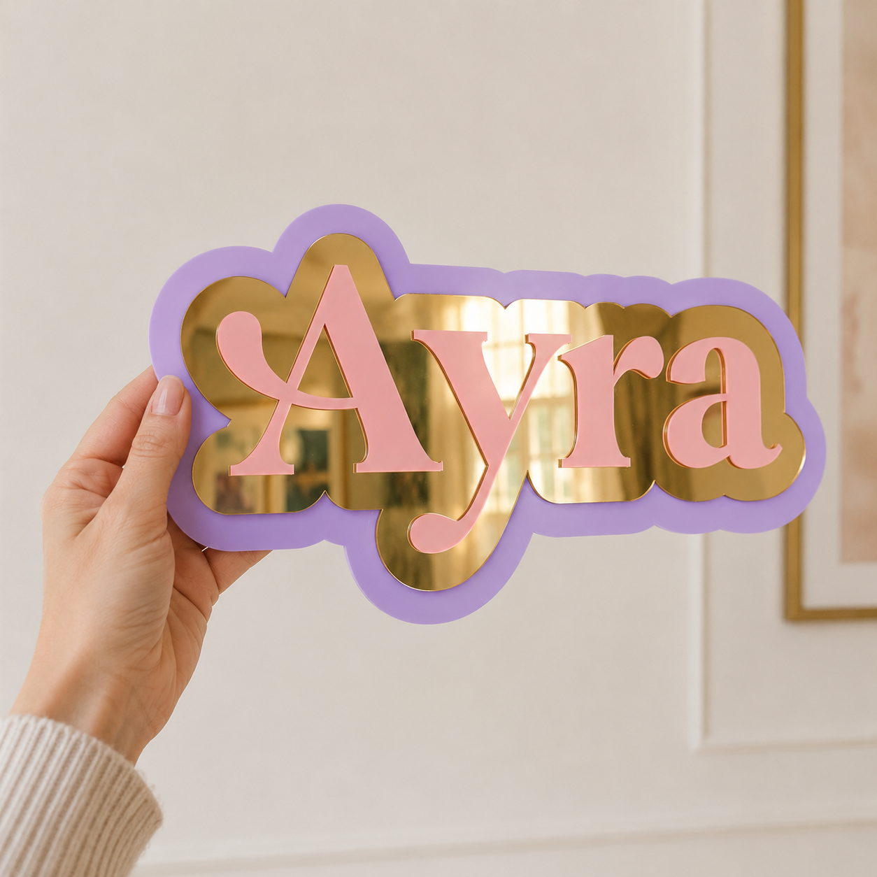 Pink Name Sign