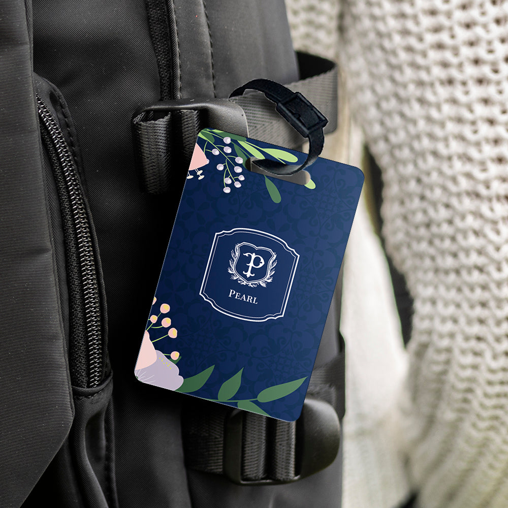 Royal Bloom Bag Tag