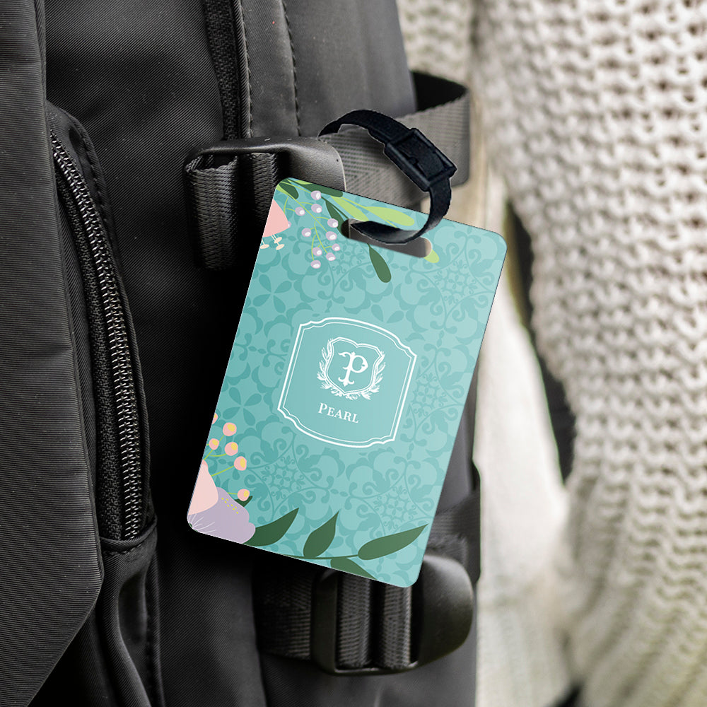 Royal Bloom Bag Tag