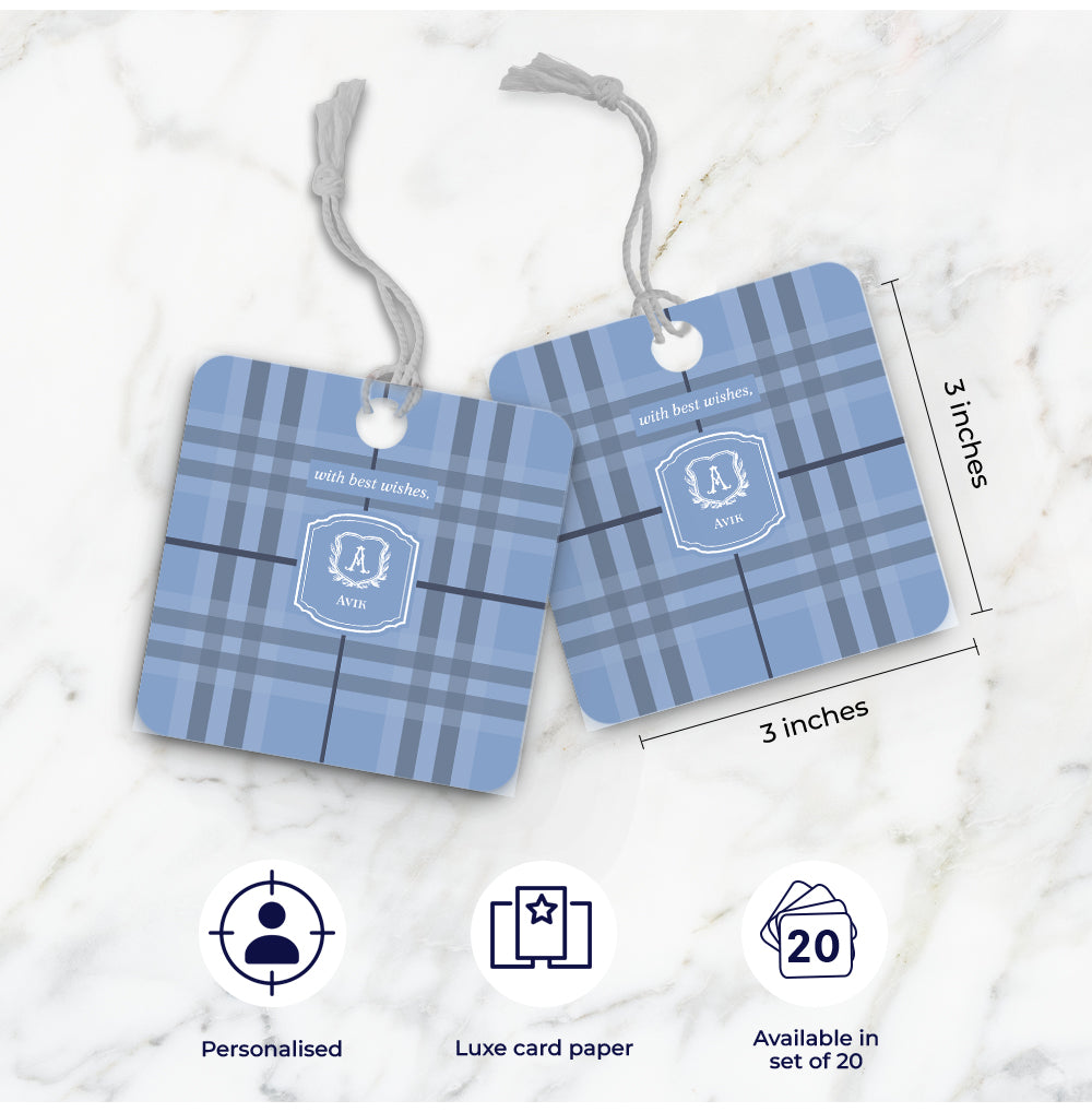 Plaid Gift Tag