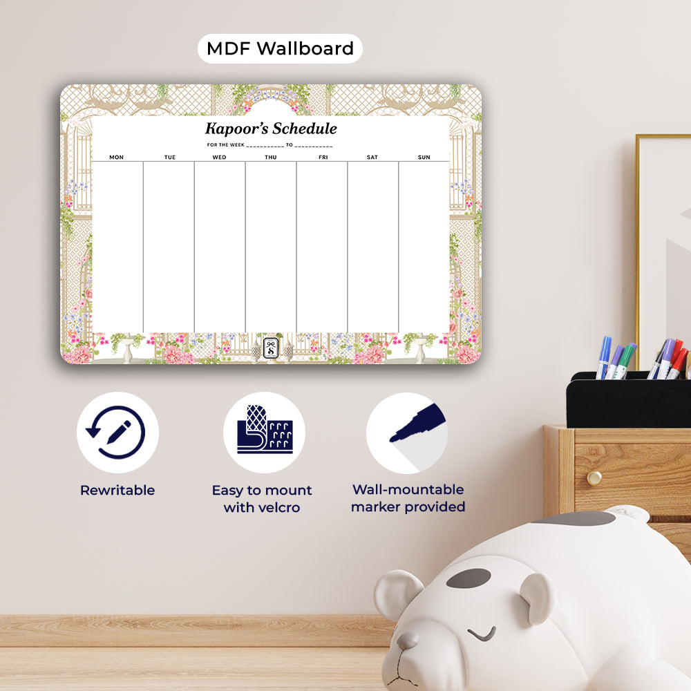 Secret Garden Weekly Planner