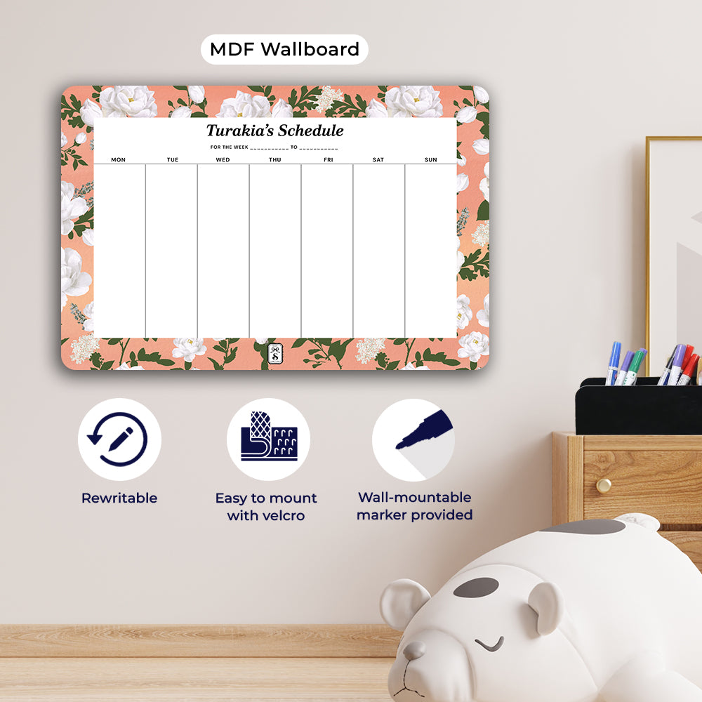 Peonies Weekly Planner