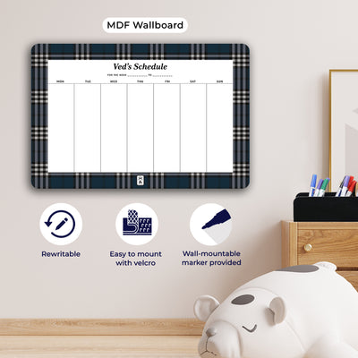 Tartan Weekly Planner