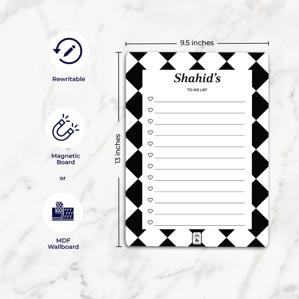 Checkered To-Do List