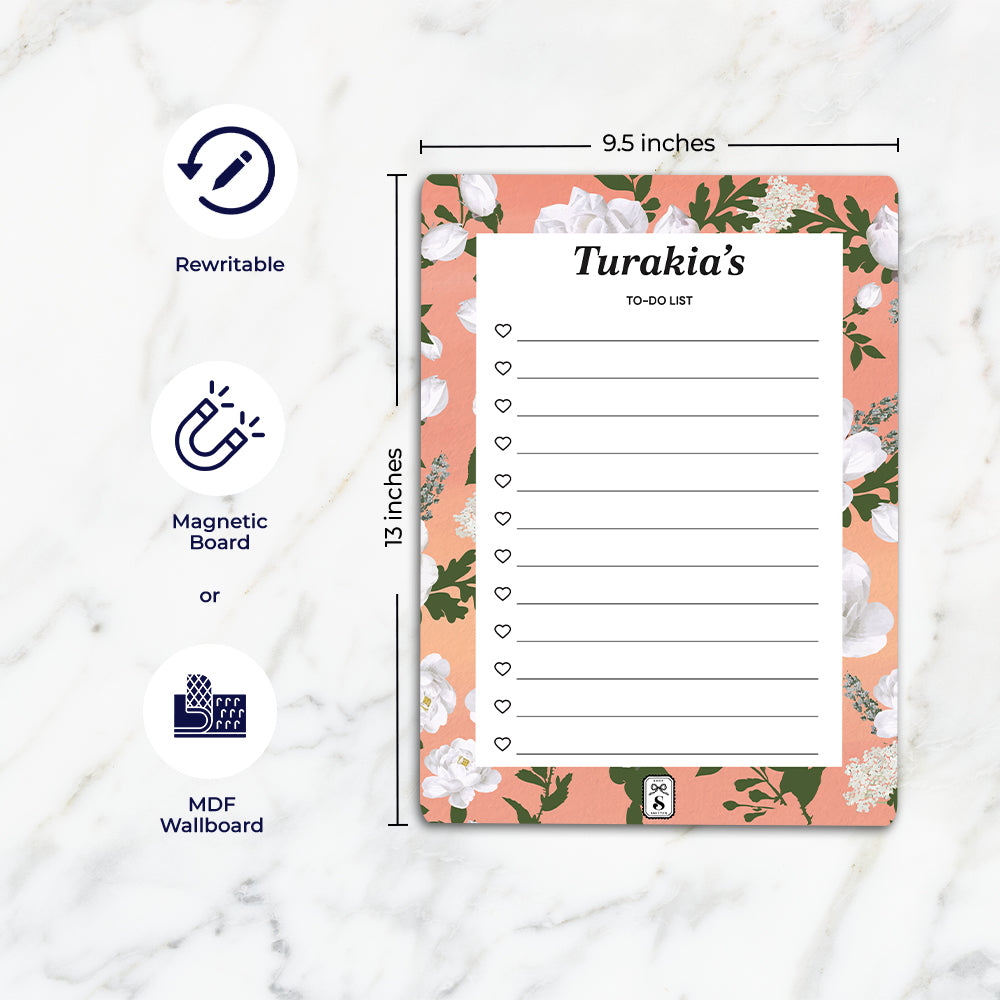 Peonies To-Do List