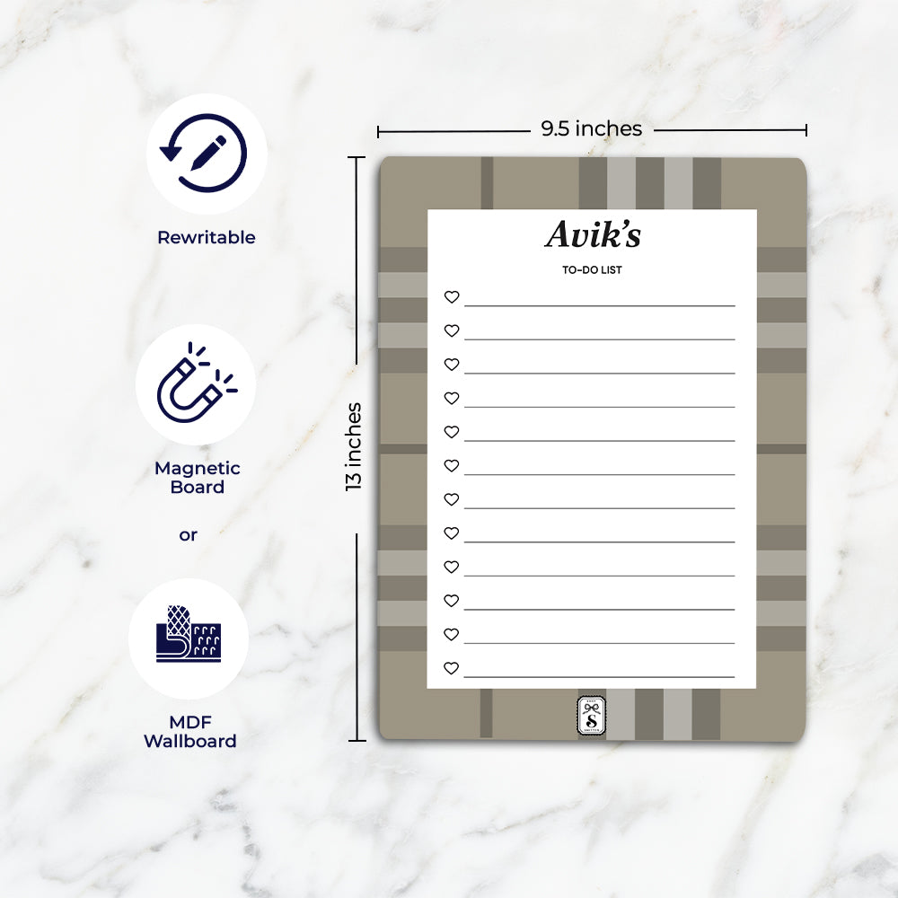 Plaid To-Do List