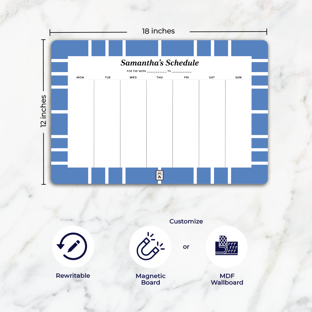 Nautical Grid Weekly Planner