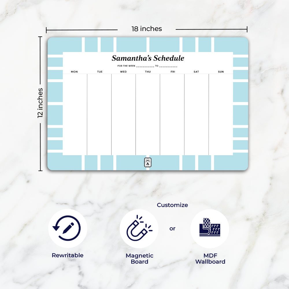 Nautical Grid Weekly Planner