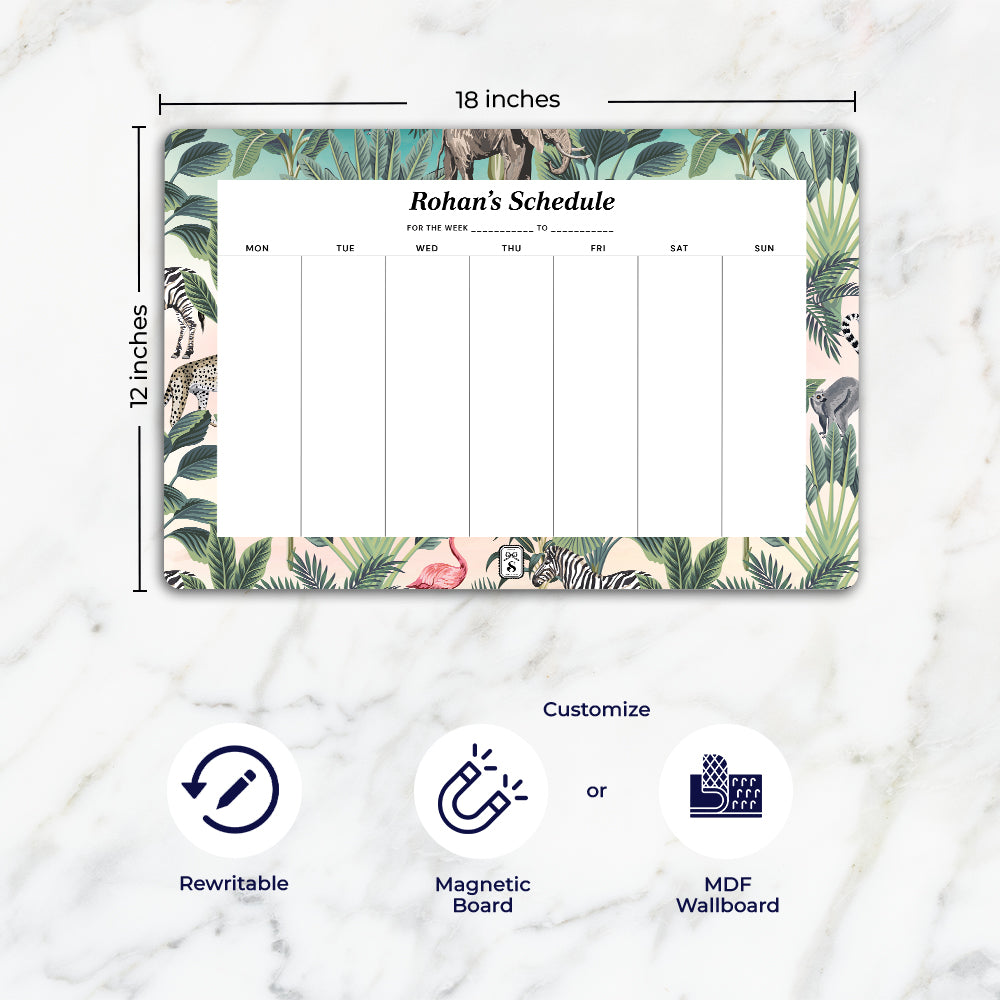 Savanna Spectrum Weekly Planner