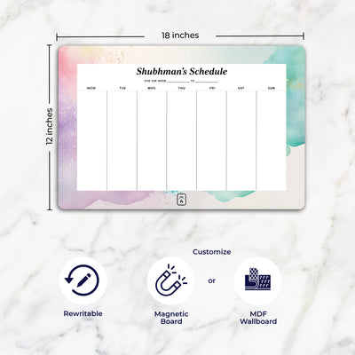 Gilded Strokes Weekly Planner