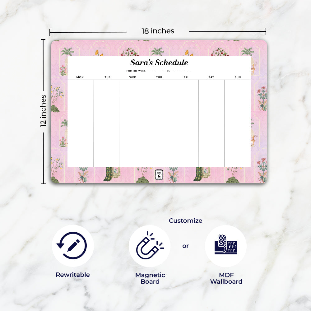 Bahaar Jaroka Weekly Planner