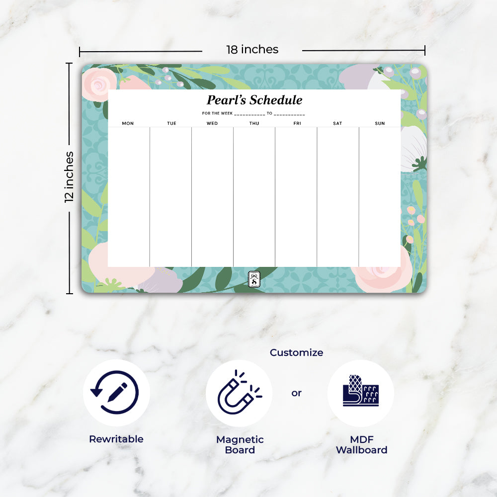 Royal Bloom Weekly Planner