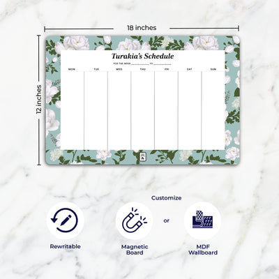 Peonies Weekly Planner